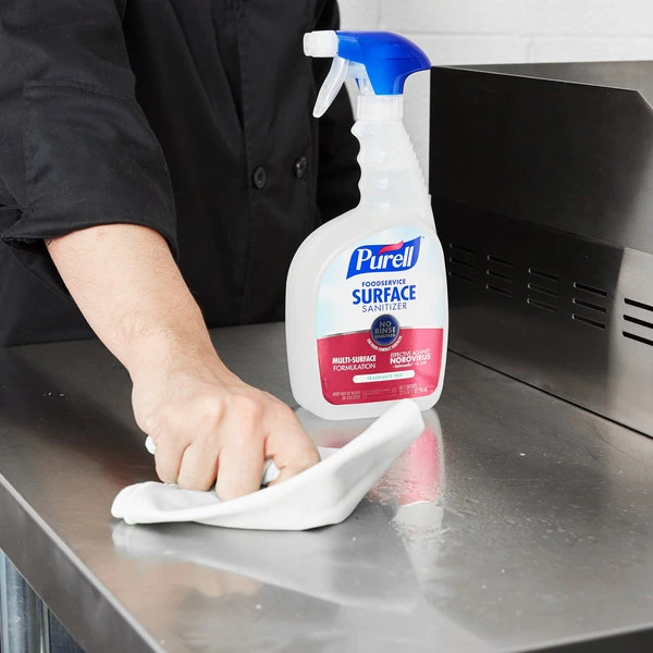 PURELL® Purell 3341-03 1 Qt. / 32 Oz. Fragrance Free Foodservice Surface Sanitizer - 3/Case 3 PURELL® Purell 3341-03 1 Qt. / 32 Oz. Fragrance Free Foodservice Surface Sanitizer - 3/Case