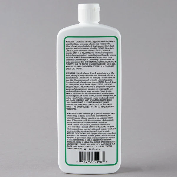 Unger® Unger RUB50 1 Pt. / 16 Oz. RubOut Glass Cleaner 6 Unger® Unger RUB50 1 Pt. / 16 Oz. RubOut Glass Cleaner - Image 4