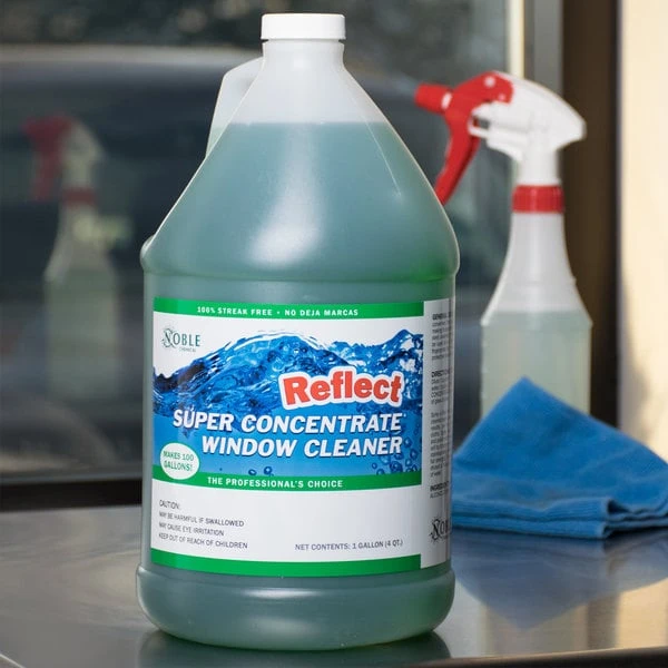 Noble Chemical 1 Gallon / 128 Oz. Reflect Super Concentrate Window Cleaner 3 Noble Chemical 1 Gallon / 128 Oz. Reflect Super Concentrate Window Cleaner