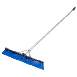 Carlisle 3621962414 Sweep Complete 24" Push Broom With Blue Unflagged Bristles And 60" Handle With Squeegee -Rubbermaid shop 1122802