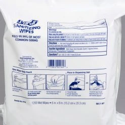 Purell® 9118-02 Hand Sanitizing Wipes, 1200 Count Refill Bag -Rubbermaid shop 1127014