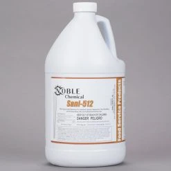 Noble Chemical Sani-512 1 Gallon / 128 Oz. Sanitizer / Disinfectant - 4/Case