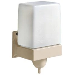 Bobrick ClassicSeries B-156 LiquidMate Wall-Mounted 24 Oz. Soap Dispenser With Beige ABS Mounting Bracket