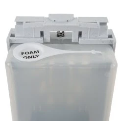 San Jamar SHF900TBK Rely Pearl Black Hybrid Touchless Foam Soap Dispenser - 5 1/2" X 4" X 12" -Rubbermaid shop 1375560