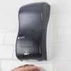 San Jamar SHF900TBK Rely Pearl Black Hybrid Touchless Foam Soap Dispenser - 5 1/2" X 4" X 12" 2 San Jamar SHF900TBK Rely Pearl Black Hybrid Touchless Foam Soap Dispenser - 5 1/2" X 4" X 12" -Rubbermaid shop 1375561