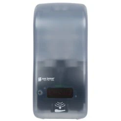 San Jamar SHF900TBL Rely Arctic Blue Hybrid Touchless Foam Soap Dispenser - 5 1/2" X 4" X 12" -Rubbermaid shop 1375595