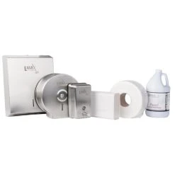 Lavex Janitorial Restroom Dispenser Kit With Liquid Hand Soap