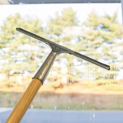 Carlisle 4007000 12" Window Squeegee With Steel Handle -Rubbermaid shop 1453523