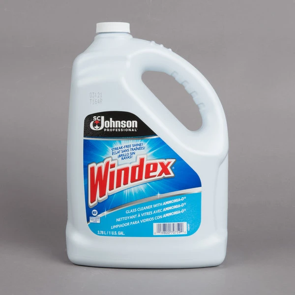 SC Johnson Professional® 696503 1 Gallon / 128 Oz. Windex® Window Cleaner - 4/Case 4 SC Johnson Professional® 696503 1 Gallon / 128 Oz. Windex® Window Cleaner - 4/Case - Image 2