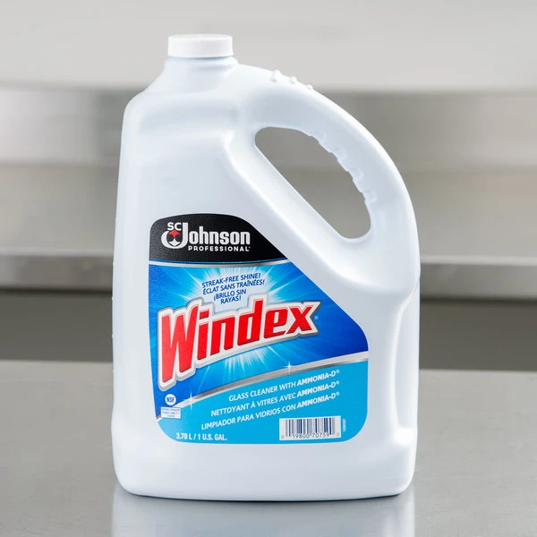 SC Johnson Professional® 696503 1 Gallon / 128 Oz. Windex® Window Cleaner - 4/Case 3 SC Johnson Professional® 696503 1 Gallon / 128 Oz. Windex® Window Cleaner - 4/Case