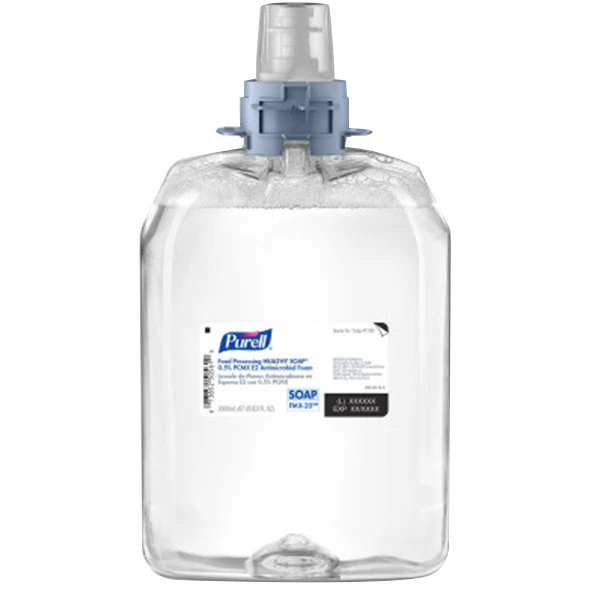 Purell® 5282-02 Healthy Soap® Food Processing FMX-20™ 2000 ML Antimicrobial E2 Foaming Hand Soap - 2/Case 3 Purell® 5282-02 Healthy Soap® Food Processing FMX-20™ 2000 ML Antimicrobial E2 Foaming Hand Soap - 2/Case