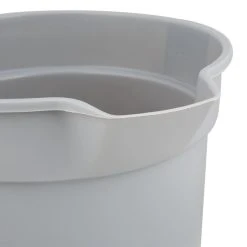 Rubbermaid FG296300GRAY BRUTE 10 Qt. Gray Round Bucket -Rubbermaid shop 1684300