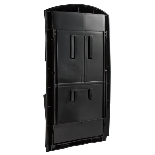 Rubbermaid Landmark Series 35 Gallon Black Rectangular Wastecan With Funnel Top, Panel Frame / Rigid Plastic Liner And Windshield Washing Kit 4 Rubbermaid Landmark Series 35 Gallon Black Rectangular Wastecan With Funnel Top, Panel Frame / Rigid Plastic Liner And Windshield Washing Kit - Image 2