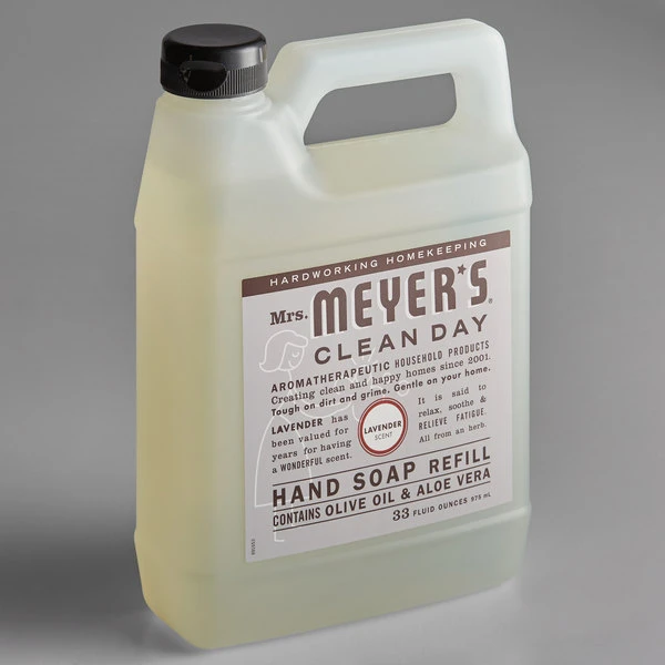 Mrs. Meyer's® Mrs. Meyer's Clean Day 651318 33 Oz. Lavender Scented Hand Soap Refill - 6/Case 4 Mrs. Meyer's® Mrs. Meyer's Clean Day 651318 33 Oz. Lavender Scented Hand Soap Refill - 6/Case - Image 2