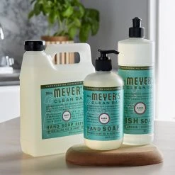 Mrs. Meyer's® Mrs. Meyer's Clean Day 651349 33 Oz. Basil Scented Hand Soap Refill - 6/Case -Rubbermaid shop 1834836