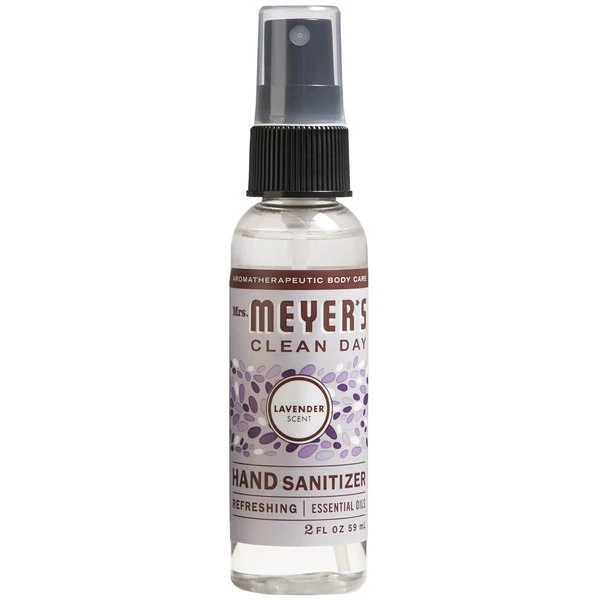 Mrs. Meyer's® Mrs. Meyer's Clean Day 300318 2 Oz. Lavender Hand Sanitizer - 12/Case 3 Mrs. Meyer's® Mrs. Meyer's Clean Day 300318 2 Oz. Lavender Hand Sanitizer - 12/Case