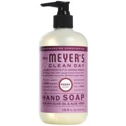 Mrs. Meyer's® Mrs. Meyer's Clean Day 663384 12.5 Oz. Peony Scented Hand Soap With Pump - 6/Case