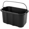 Rubbermaid FG9T8200BLA 10 Qt. Black Heavy Duty Pail -Rubbermaid shop 1926052