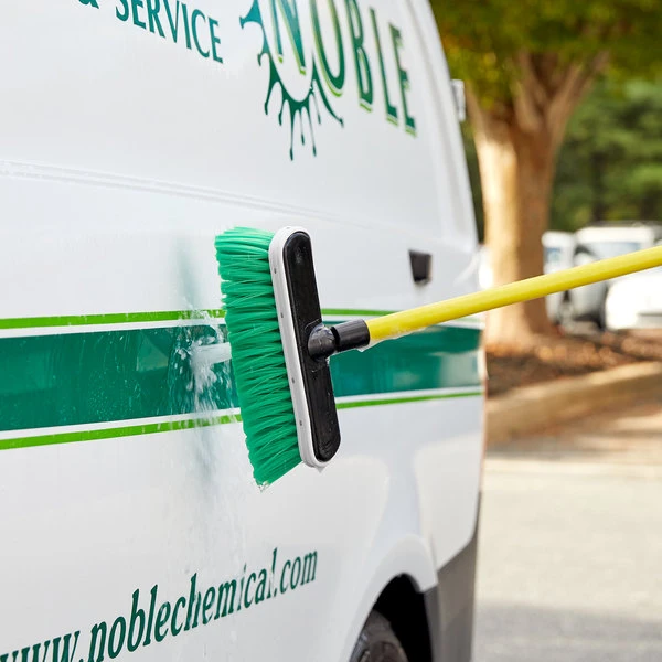 Carlisle 3646875 Flo Thru 10" Green Flagged Vehicle And Wall Cleaning Brush 3 Carlisle 3646875 Flo Thru 10" Green Flagged Vehicle And Wall Cleaning Brush