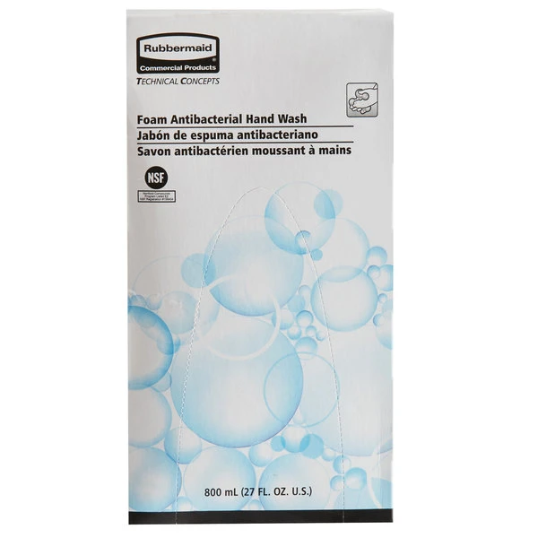 Rubbermaid 2018598 800 ML Manual Foam Antibacterial Hand Soap Refill 6 Rubbermaid 2018598 800 ML Manual Foam Antibacterial Hand Soap Refill - Image 4