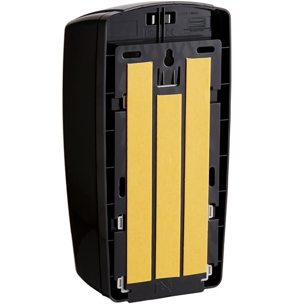 Rubbermaid FG750127 Autofoam 1100 ML Black / Black Pearl Automatic Hands-Free Soap Dispenser 5 Rubbermaid FG750127 Autofoam 1100 ML Black / Black Pearl Automatic Hands-Free Soap Dispenser - Image 3