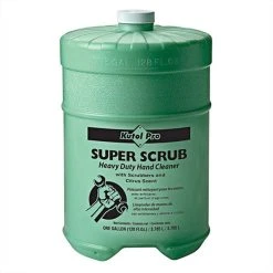 Kutol Pro 4507 Super Scrub Citrus Scented Heavy-Duty Hand Cleaner With Scrubbers Flat Top 1 Gallon Container - 4/Case