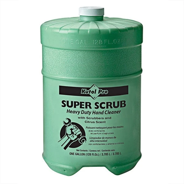 Kutol Pro 4507 Super Scrub Citrus Scented Heavy-Duty Hand Cleaner With Scrubbers Flat Top 1 Gallon Container - 4/Case 3 Kutol Pro 4507 Super Scrub Citrus Scented Heavy-Duty Hand Cleaner With Scrubbers Flat Top 1 Gallon Container - 4/Case