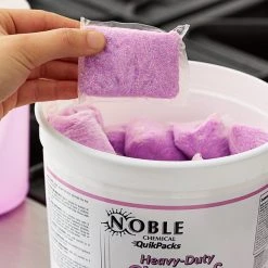 Noble Chemical QuikPacks 1.5 Oz. Heavy Duty Cleaner And Degreaser Packs 36 Count Tub - 2/Case -Rubbermaid shop 1974848