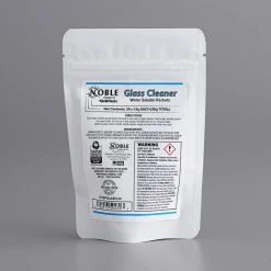Noble Chemical QuikPacks 1.5 Gram Glass Cleaner Packets - 24/Bag 8 Noble Chemical QuikPacks 1.5 Gram Glass Cleaner Packets - 24/Bag -Rubbermaid shop 1975114