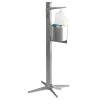 Controltek USA Controltek 565189 Shield 40 1/2" Pedal Activated Industrial Stainless Steel Hand Sanitizer Dispenser -Rubbermaid shop 2079364