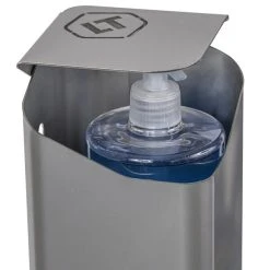 Tellier SHPX Freestanding Stainless Steel Hand Sanitizer Dispenser With Foot Pedal -Rubbermaid shop 2104825