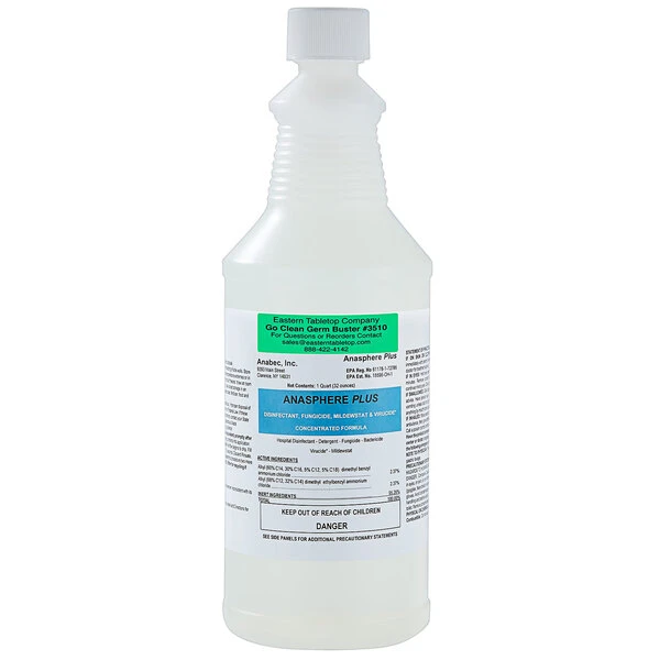 Eastern Tabletop 3510 1 Qt. Go Clean Germbuster Disinfectant 3 Eastern Tabletop 3510 1 Qt. Go Clean Germbuster Disinfectant