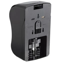San Jamar SF970BKSS Summit Rely Black Manual Foam Hand Soap And Sanitizer Dispenser - 5 3/16" X 4" X 8 7/8" -Rubbermaid shop 2123229