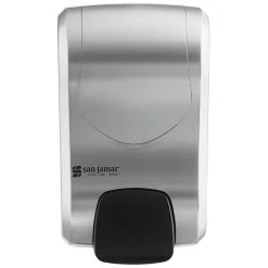 San Jamar SF970SS Summit Rely Silver Manual Foam Hand Soap And Sanitizer Dispenser - 5 3/16" X 4" X 8 7/8" 10 San Jamar SF970SS Summit Rely Silver Manual Foam Hand Soap And Sanitizer Dispenser - 5 3/16" X 4" X 8 7/8" -Rubbermaid shop 2123464