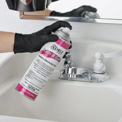 Noble Chemical 18 Oz. Scum-B-Gone Foaming Aerosol Germicidal Bathroom Cleaner - 12/Case