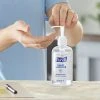 Purell® 4102-12-S Advanced 8 Oz. Gel Instant Hand Sanitizer With Pump - 12/Case -Rubbermaid shop 2140450