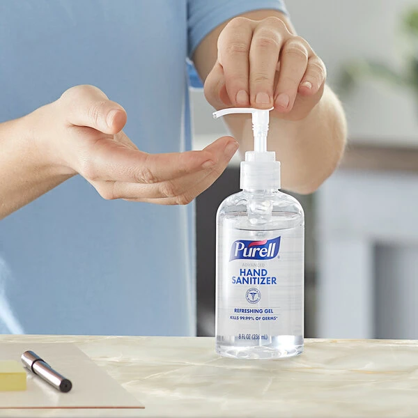Purell® 4102-12-S Advanced 8 Oz. Gel Instant Hand Sanitizer With Pump - 12/Case 3 Purell® 4102-12-S Advanced 8 Oz. Gel Instant Hand Sanitizer With Pump - 12/Case