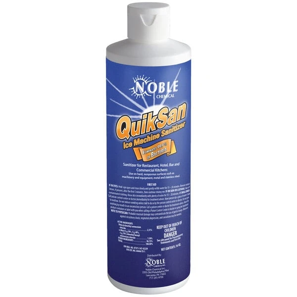 1 Pt. / 16 Oz. Noble Chemical QuikSan Ice Machine Sanitizer 4 1 Pt. / 16 Oz. Noble Chemical QuikSan Ice Machine Sanitizer - Image 2