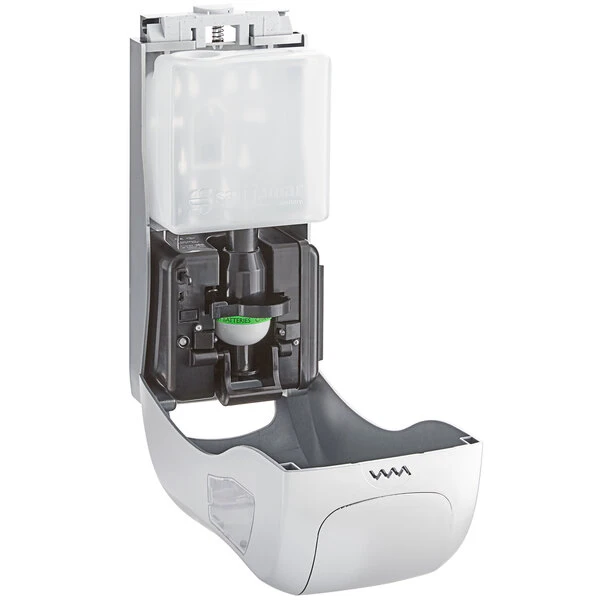 San Jamar SHF970SS Summit Rely Silver Hybrid Automatic Foam Hand Soap And Sanitizer Dispenser - 5 1/2" X 4" X 12" 7 San Jamar SHF970SS Summit Rely Silver Hybrid Automatic Foam Hand Soap And Sanitizer Dispenser - 5 1/2" X 4" X 12" - Image 5