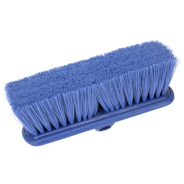 Carlisle 40050EC14 Sparta Flo Thru 9 1/2" Blue Flagged Vehicle And Wall Cleaning Brush 7 Carlisle 40050EC14 Sparta Flo Thru 9 1/2" Blue Flagged Vehicle And Wall Cleaning Brush - Image 5