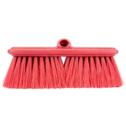 Carlisle 40050EC05 Sparta Flo Thru 9 1/2" Red Flagged Vehicle And Wall Cleaning Brush -Rubbermaid shop 2177807