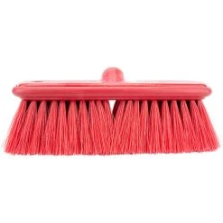 Carlisle 40050EC05 Sparta Flo Thru 9 1/2" Red Flagged Vehicle And Wall Cleaning Brush -Rubbermaid shop 2177808