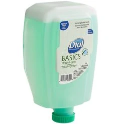 Dial® Dial DIA16722 Basics Hypoallergenic FIT Universal Touch-Free 1 Liter Foaming Hand Wash Refill - 3/Case -Rubbermaid shop 2191041