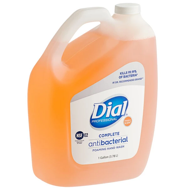 Dial® Dial DIA99795 Complete 1 Gallon Original Antibacterial Foaming Hand Wash Refill - 4/Case 4 Dial® Dial DIA99795 Complete 1 Gallon Original Antibacterial Foaming Hand Wash Refill - 4/Case - Image 2