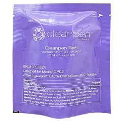Cleanint, LLC Cleanint Cleanpen CPREFBZK-PK12 Sanitizer Sponge Refill With 0.13% BZK - 12/Pack