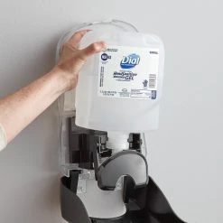 Dial® Dial DIA19708 1700 Universal Manual 1.2 Liter Antibacterial Gel Hand Sanitizer Refill
