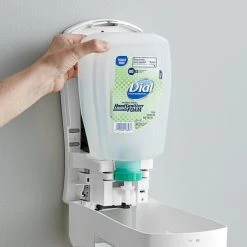 Dial® Dial DIA16694 FIT Universal Touch-Free Antibacterial 1 Liter Foam Hand Sanitizer Refill - 3/Case