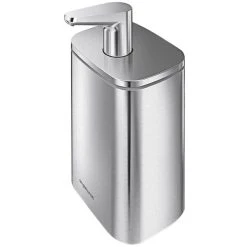 Simplehuman KT1188 16 Oz. Stainless Steel Pulse Pump Soap / Sanitizer Dispenser