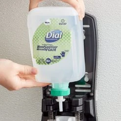 Dial® Dial DIA19038 FIT Universal Manual Antibacterial 1.2 Liter Foam Hand Sanitizer Refill - 3/Case