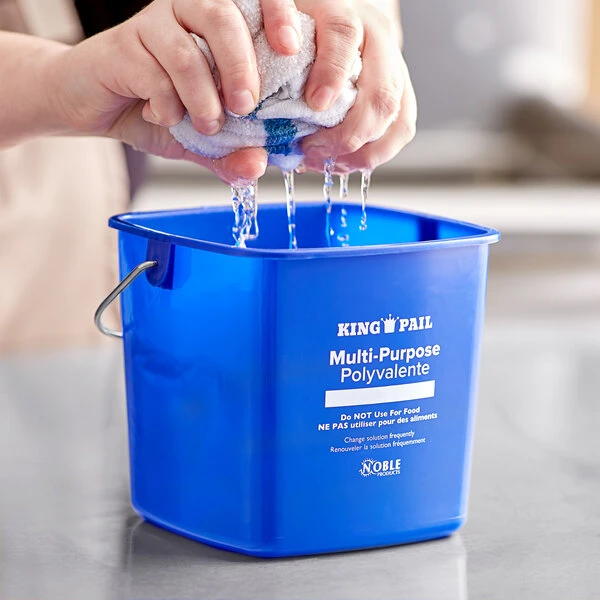 Noble Products King-Pail 3 Qt. Blue Cleaning Pail 3 Noble Products King-Pail 3 Qt. Blue Cleaning Pail